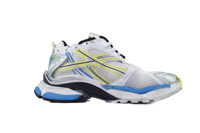 Balenciaga Runner Sneaker White Yellow Blue 772774 W3RMU 9074 02