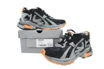 Balenciaga Runner Sneaker Worn-Out - Black Fluo Orange 772774 W3RNY 1878