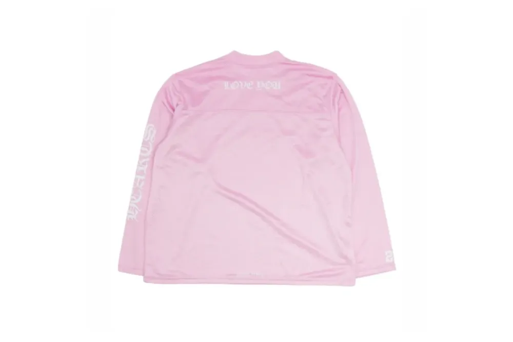 Chrome Hearts Love You Mesh Warm Up Jersey Pink