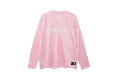 Chrome Hearts Love You Mesh Warm Up Jersey Pink 01