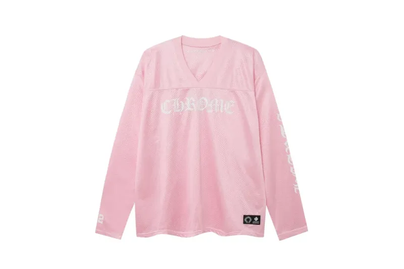 Chrome Hearts Love You Mesh Warm Up Jersey Pink