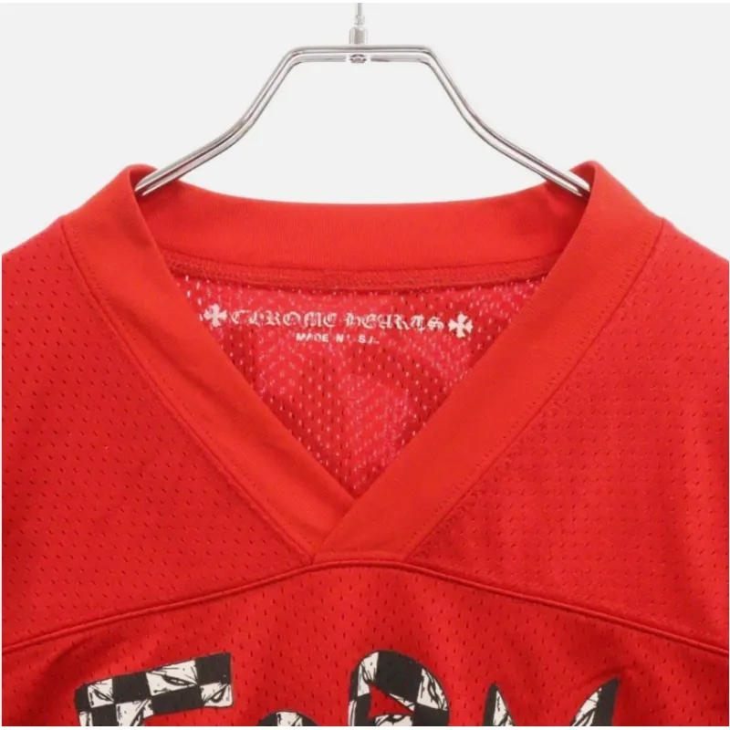 Chrome Hearts Matty Boy Mesh Long Sleeve Tee Red