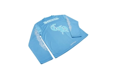 Chrome Hearts Sports Mesh Warm Up Jersey Blue 02