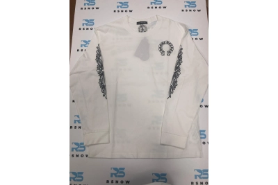 Chrome Hearts Horse Shoe Logo Long-Sleeve Shirt White 02