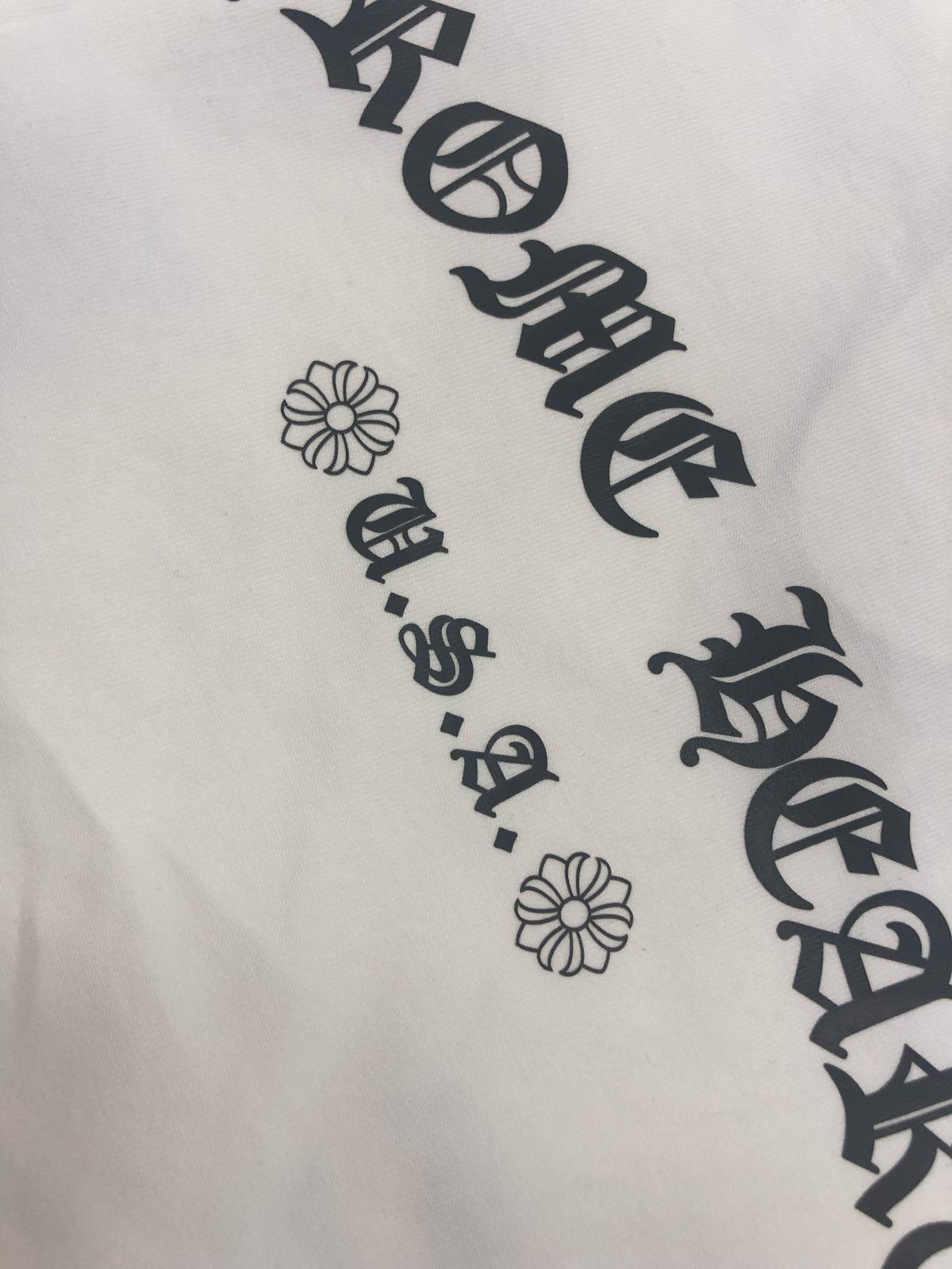 Chrome Hearts Horse Shoe Logo Long-Sleeve Shirt White
