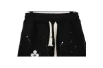 Chrome Hearts Ink-Splashed Shorts Black
