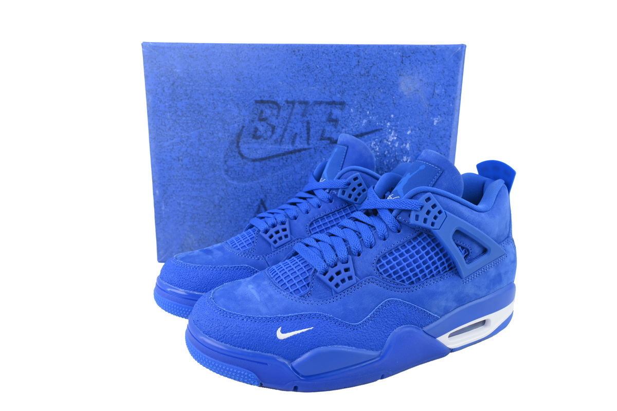 Replica Jordan 4 Brick by Brick Blue