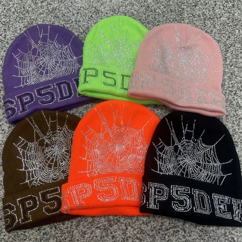  Sp5der Web Beanies Multiple Colors
