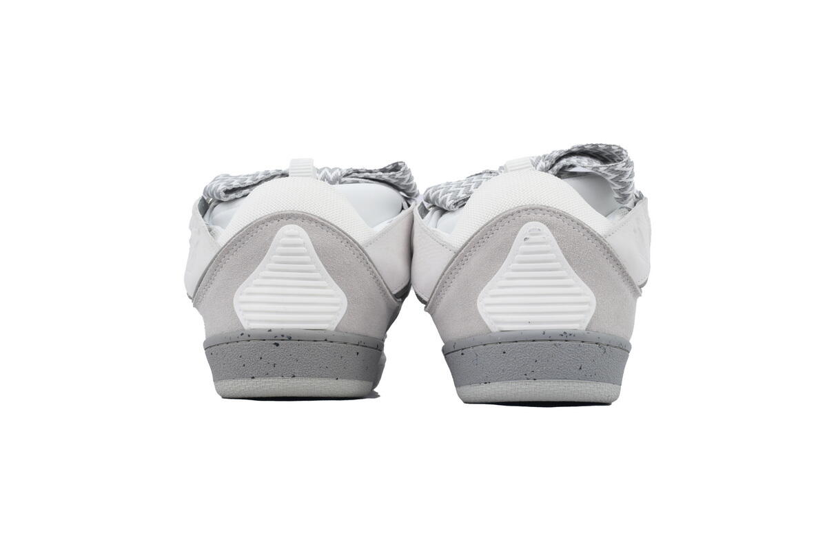 Lanvin Curb Sneakers White Grey