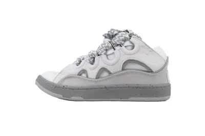 Lanvin Curb Sneakers White Grey 01