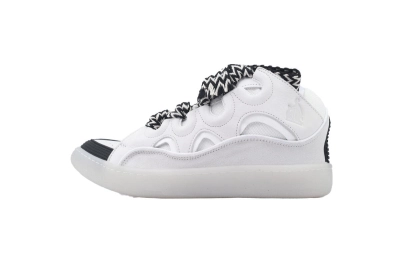 Lanvin Leather Curb Sneaker White FMSKRK11TRFFH2200 01