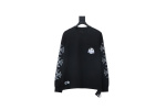 Chrome Hearts 25SS Distressed Horseshoe Round Neck Long Sleeves Black