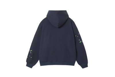 Sp5der Wait Web Hoodie Slate Grey SS23 02