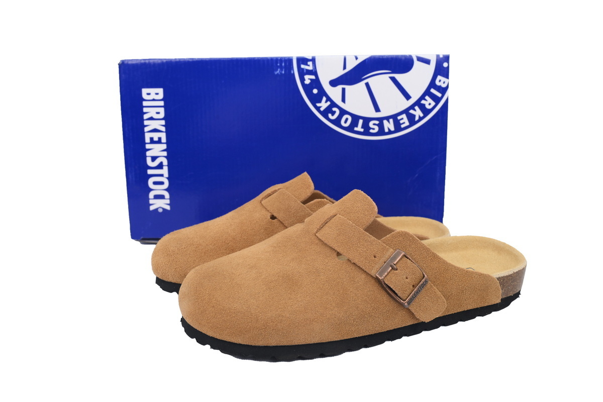 Birkenstock Boston Soft Footbed Suede Mink