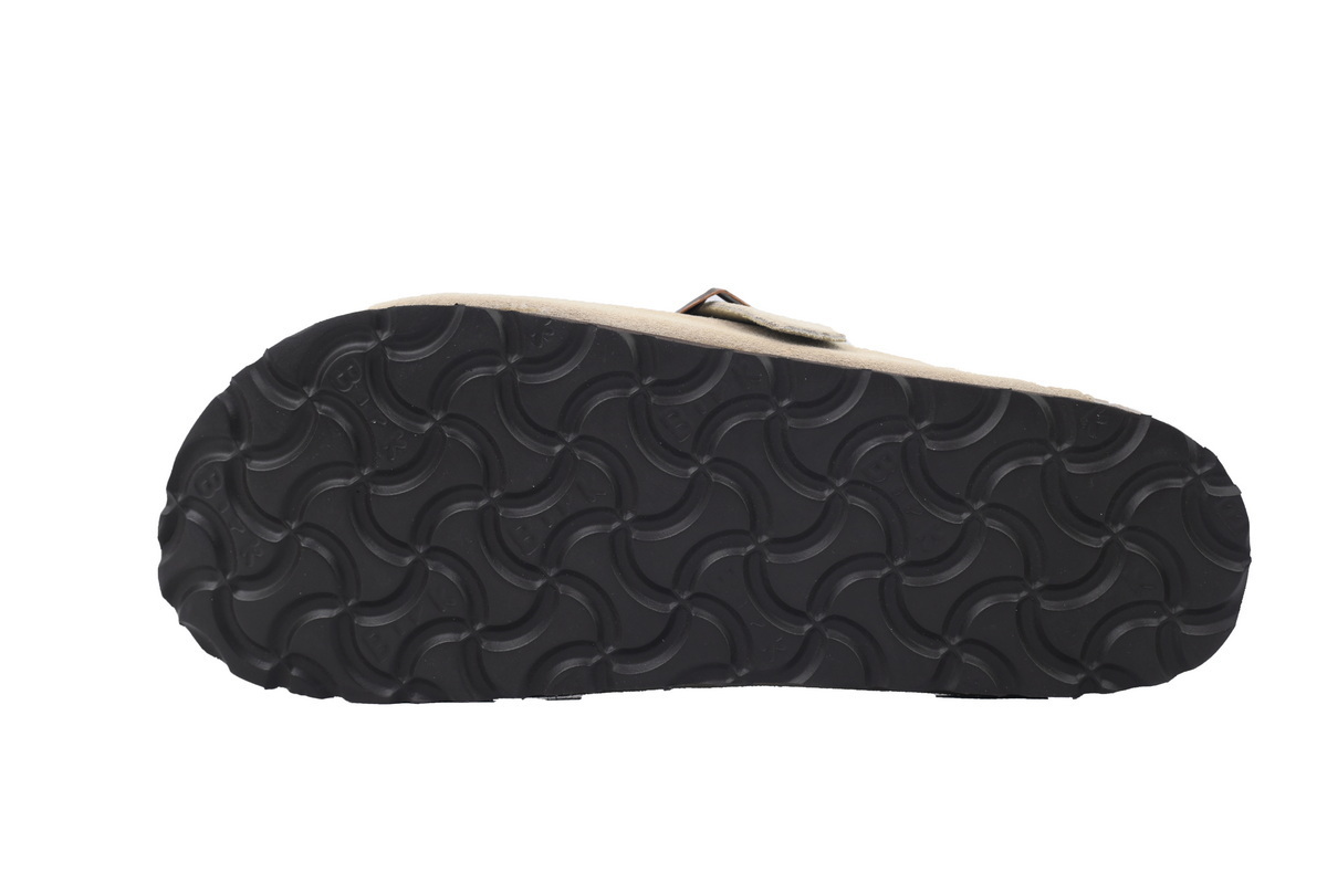 Birkenstock Boston Soft Footbed Suede Oyster Tonal