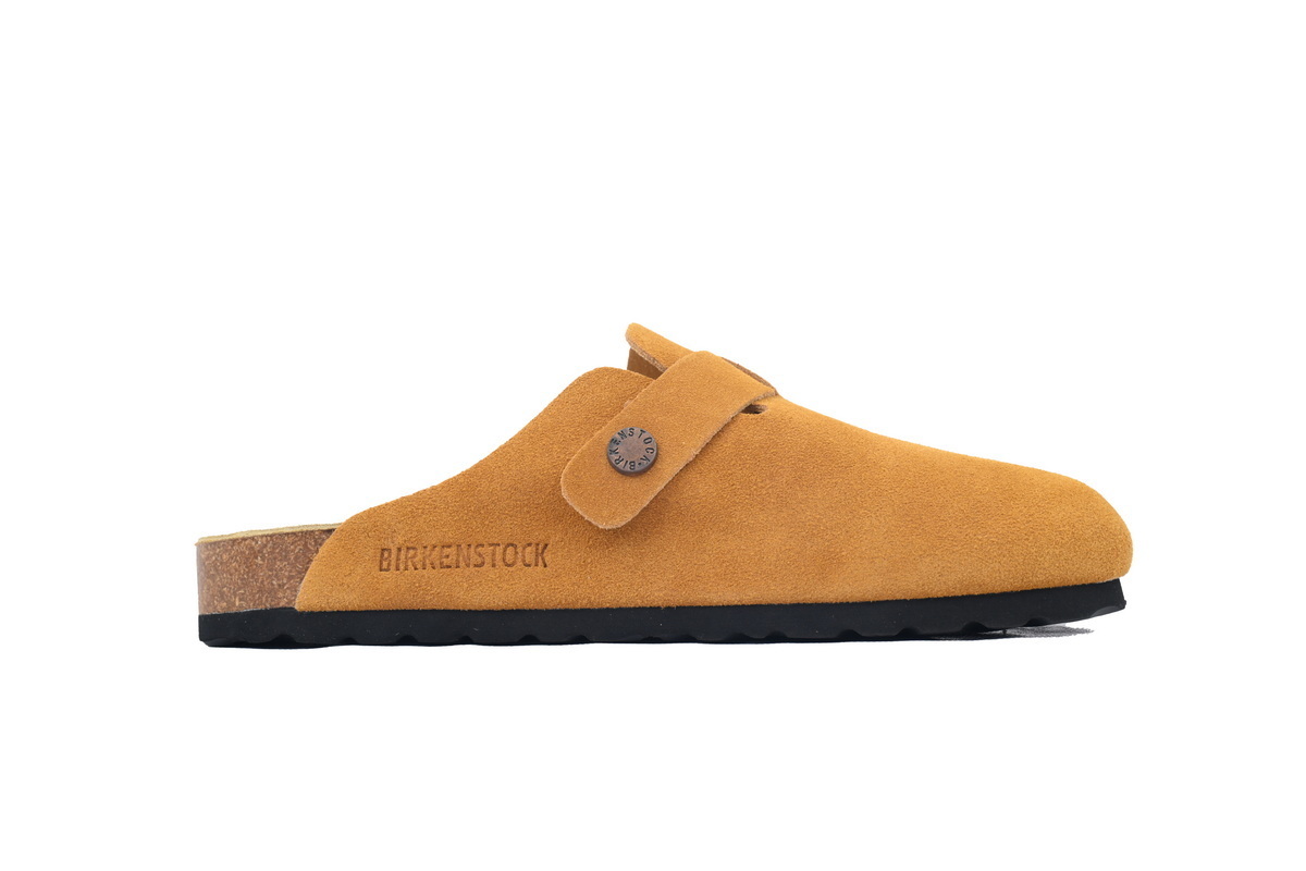 Birkenstock Boston Soft Footbed Suede Brown