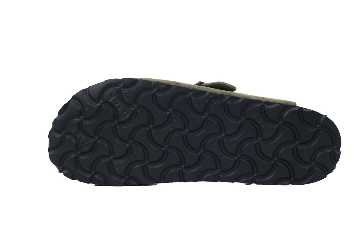 Birkenstock Boston Soft Footbed Suede Dark Green