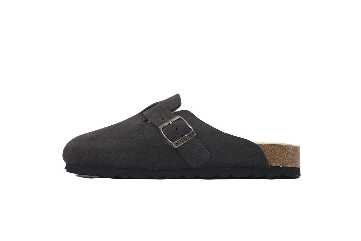 Birkenstock Boston Soft Footbed Suede Mocha