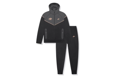 Nike Tech Fleece Tracksuit x Syna World x Central Cee Black Rose Gold 01