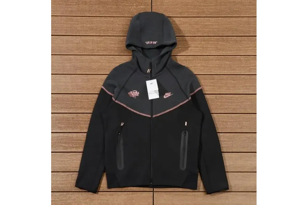 Nike Tech Fleece Tracksuit x Syna World x Central Cee Black Rose Gold