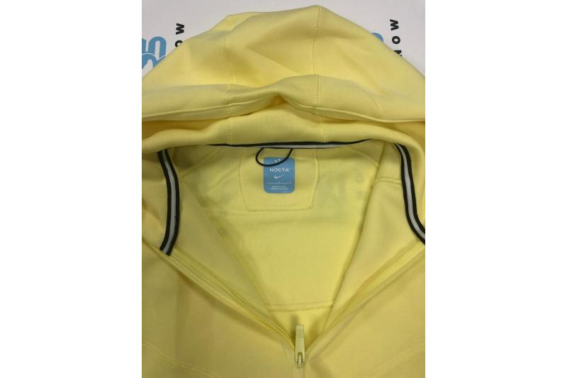 Nike Sportswear x NOCTA Tech Fleece Full Zip Hoodie & Joggers Set Citron Tint