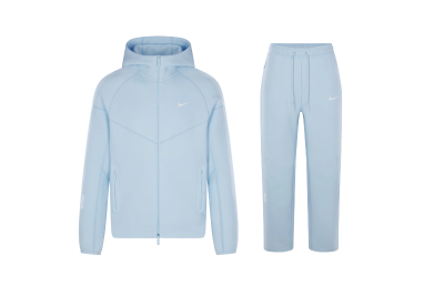 Nike Sportswear x NOCTA Tech Fleece Full Zip Hoodie & Joggers Set Cobalt Tint 01