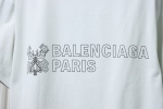 Balenciaga 25ss Key Badge Print Short-Sleeved Tee White