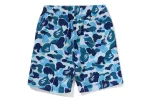 BAPE ABC Camo Shark Sweatshorts Blue