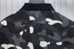 BAPE City Camo Large Ape Head Relaxed Fit Polo Black