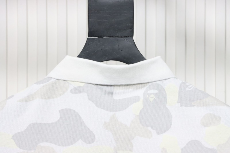BAPE City Camo Large Ape Head Relaxed Fit Polo White