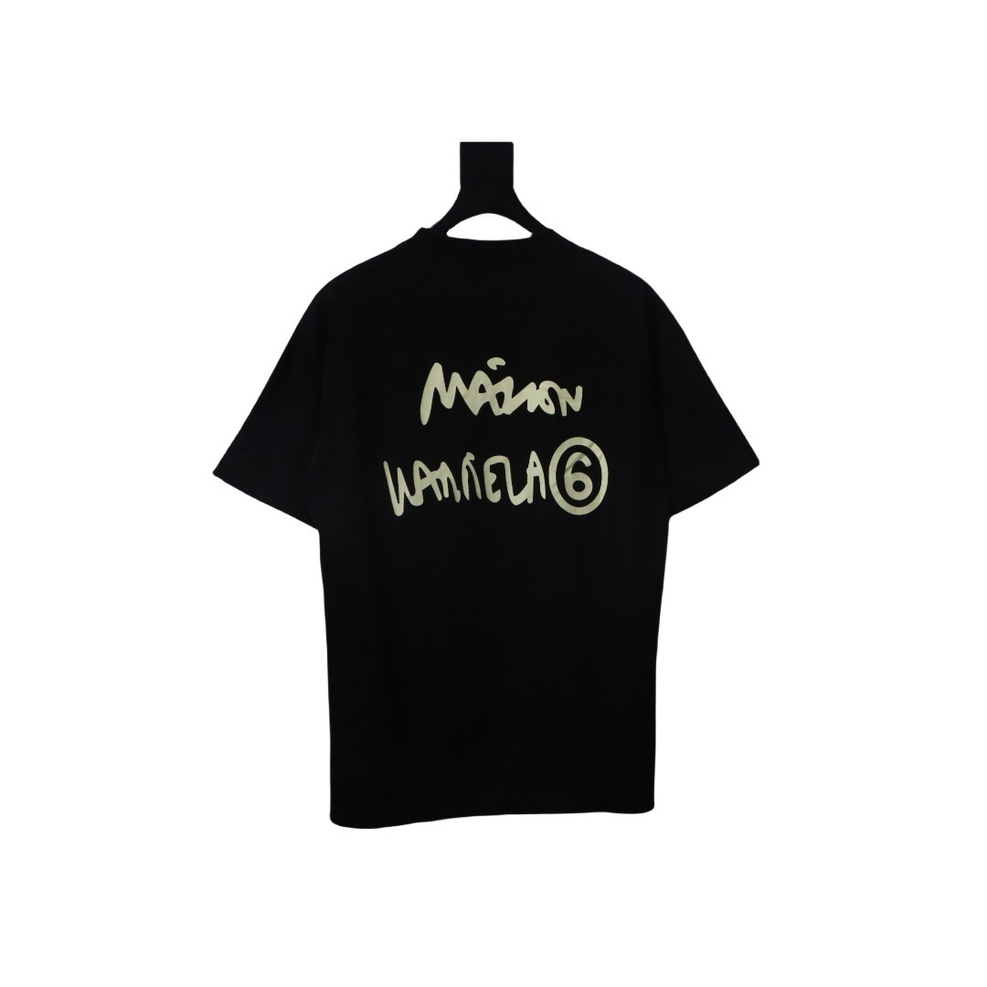 Maison Margiela 25SS Signature Tee Black