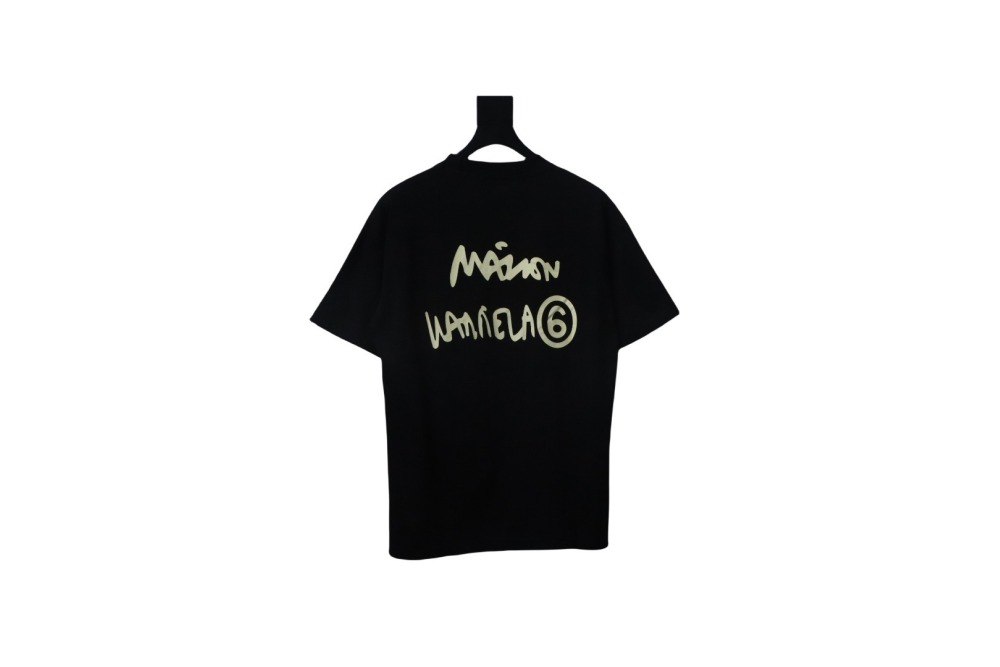 Maison Margiela 25SS Signature Tee Black