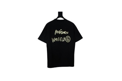 Maison Margiela 25SS Signature Tee Black 01