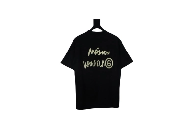 Maison Margiela 25SS Signature Tee Black 01