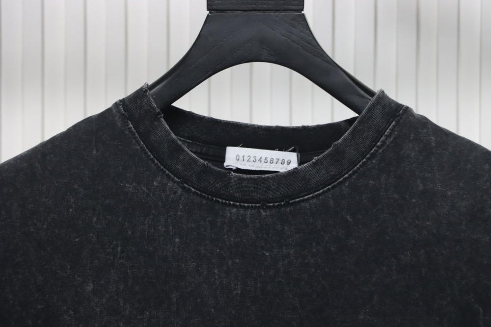 Maison Margiela Number Embroidered Short Sleeves T-shirt Black