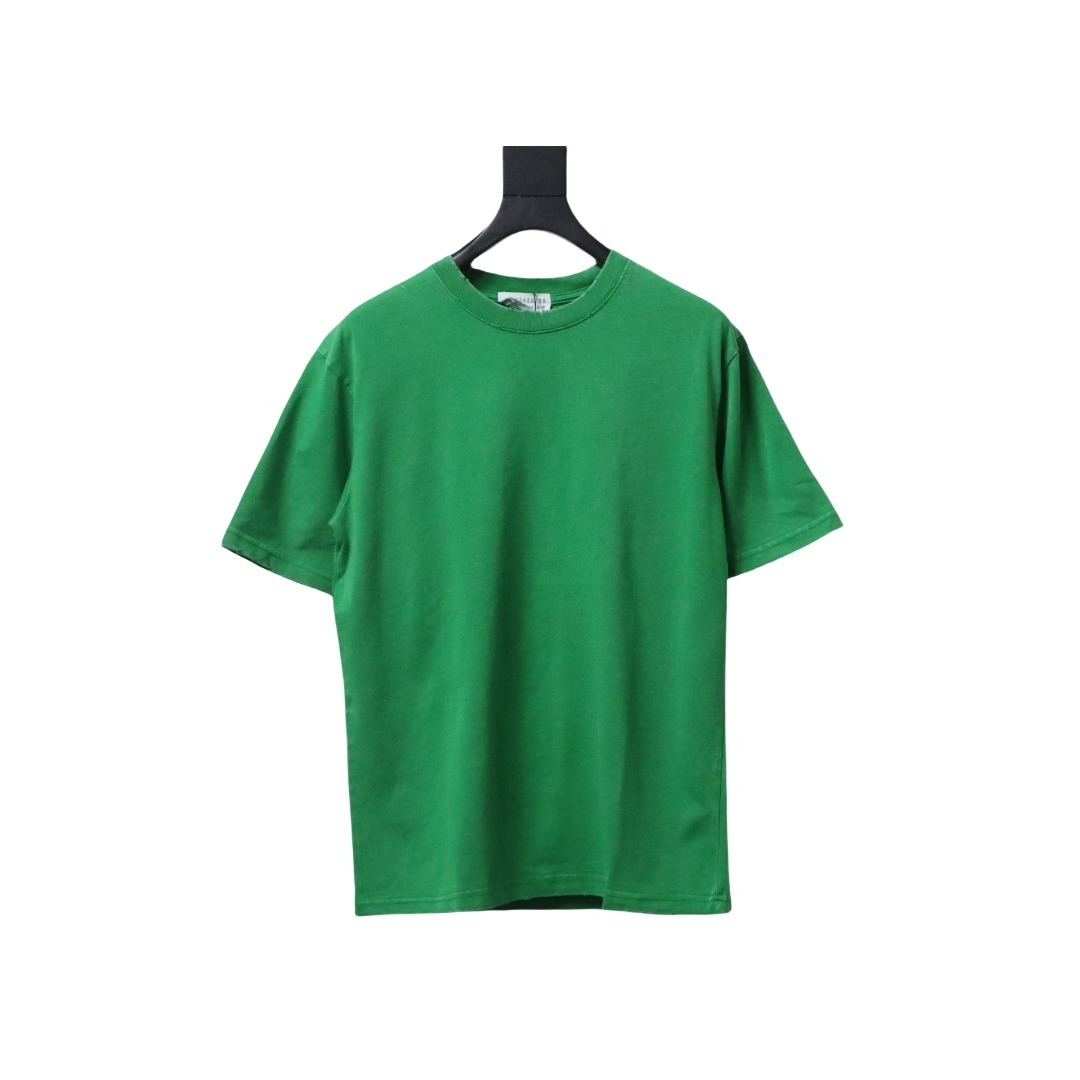 Maison Margiela Number Embroidered Short Sleeves T-shirt Green