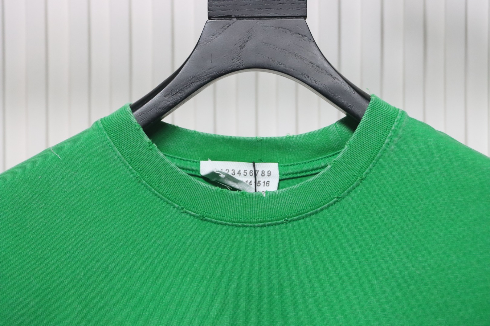 Maison Margiela Number Embroidered Short Sleeves T-shirt Green