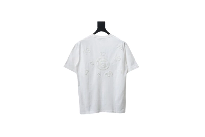 Maison Margiela Number Embroidered Short Sleeves T-shirt White 01