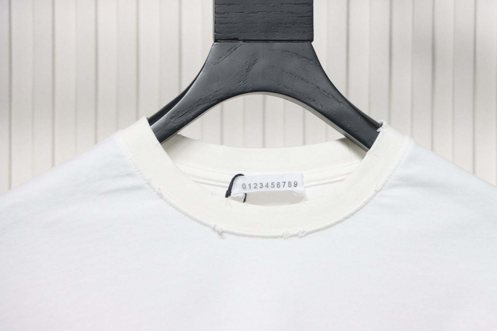 Maison Margiela Number Embroidered Short Sleeves T-shirt White