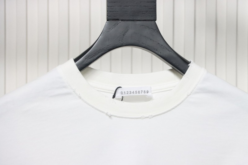 Maison Margiela Number Embroidered Short Sleeves T-shirt White