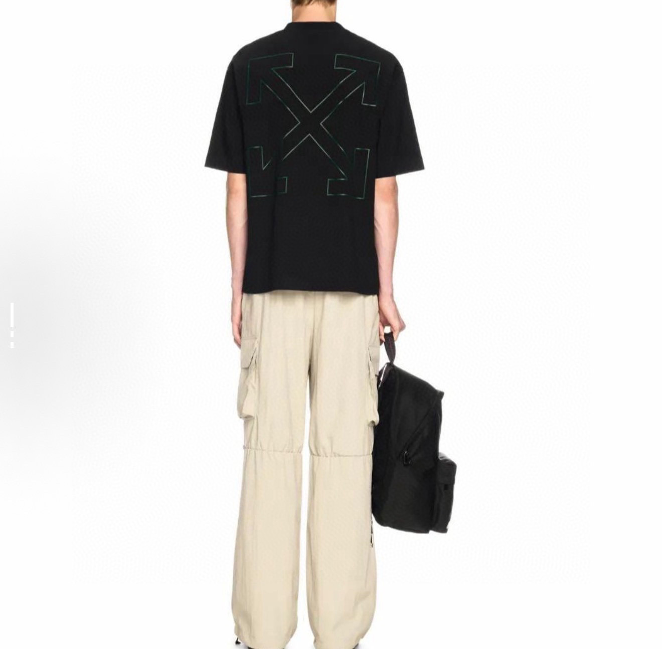 Off White Banknote Arrow Ska SS Tee Black