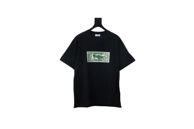 Off White Banknote Arrow Ska SS Tee Black 01