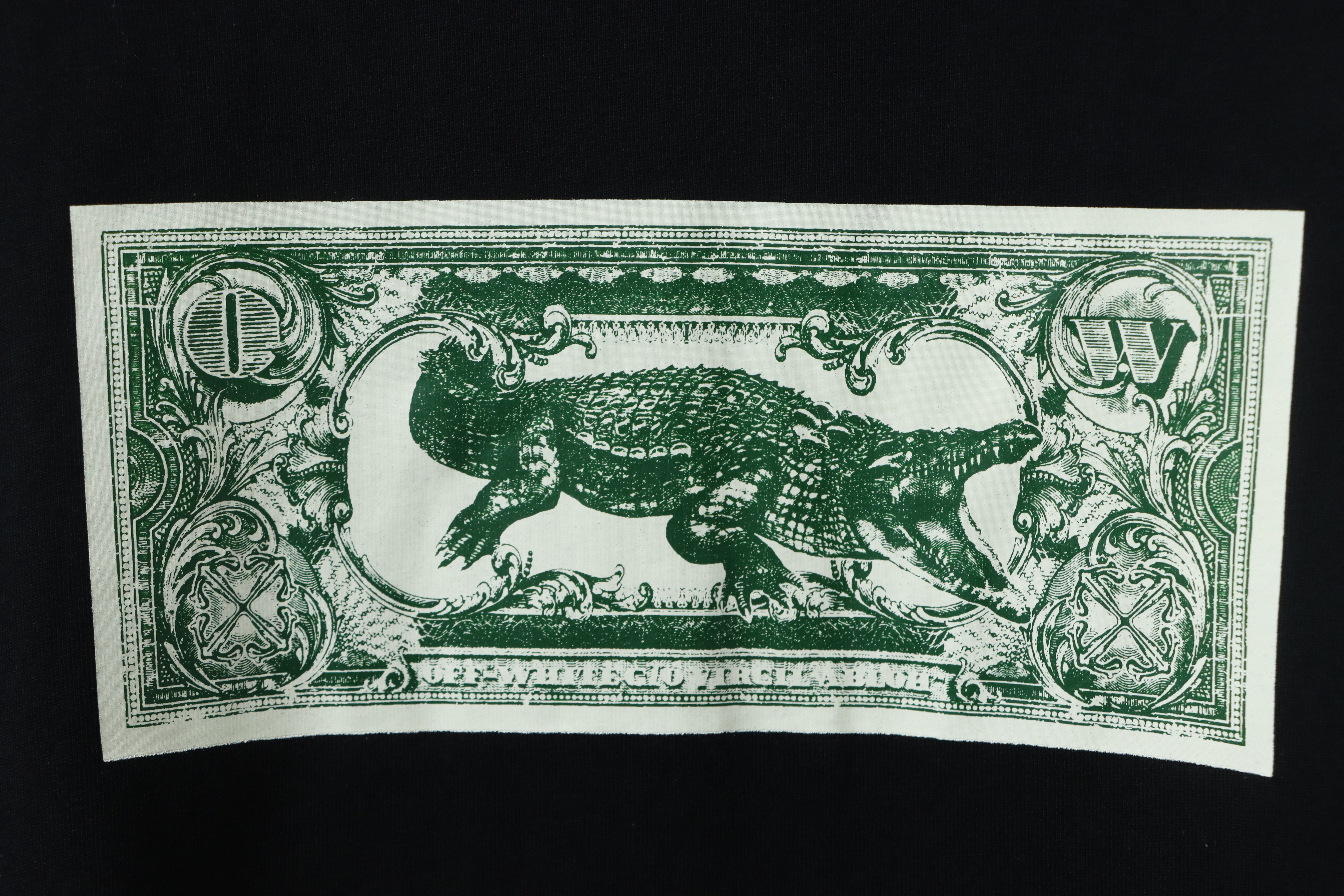 Off White Banknote Arrow Ska SS Tee Black