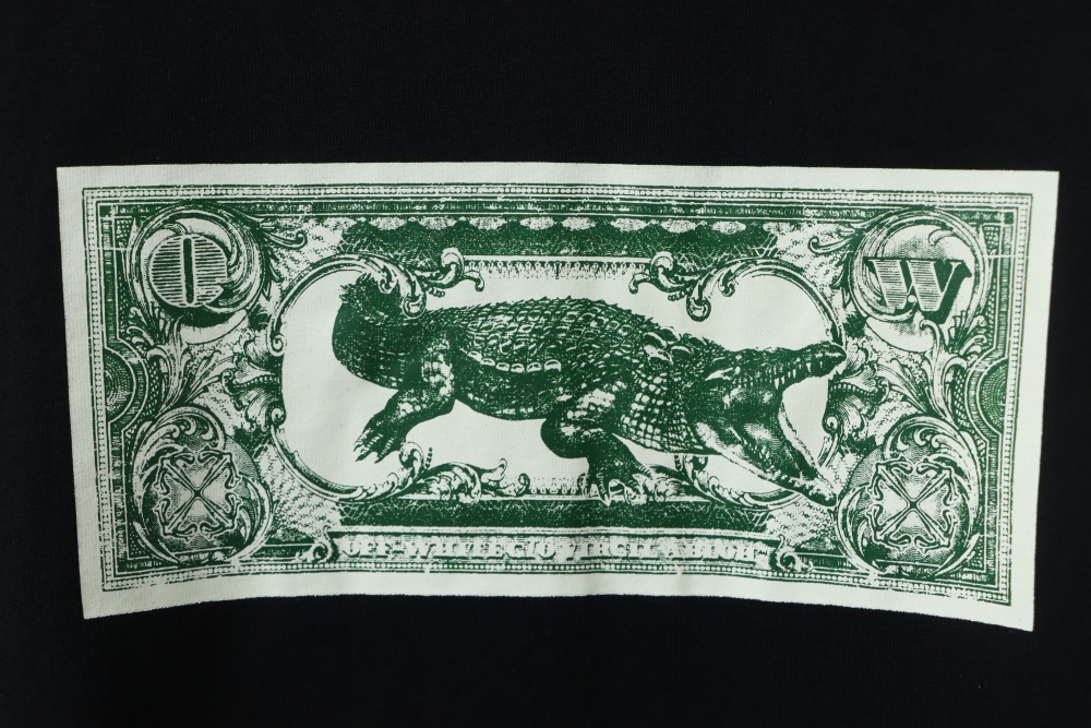 OFF-WHITE Banknote Arrow Ska SS Tee Black