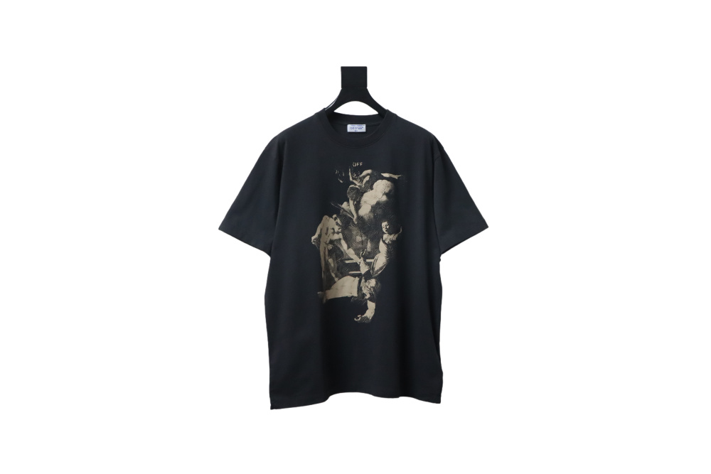 Off-White Martyrdom Slim Short-Sleeve Tee Vintage Black