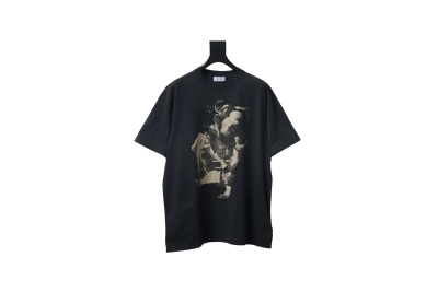 Off White Martyrdom Slim Short-Sleeve Tee Vintage Black 01