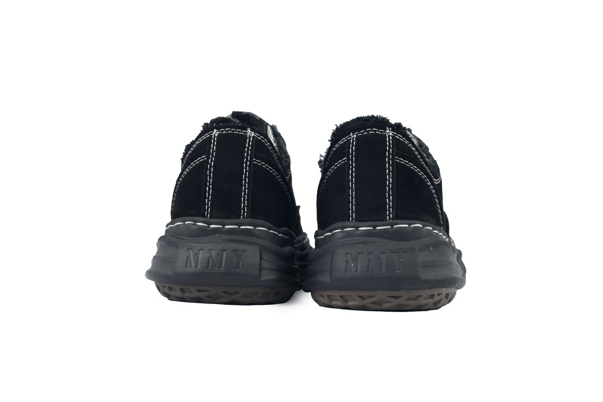 Bed J.W. Ford X Maison Mihara Yasuhiro Hank Low Top Sneaker Black Grey White NO.787