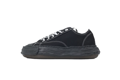 Maison Mihara Yasuhiro Peterson 23 OG Sole Canvas Low Black White Checkered Laces NO.807 A12FW707 01