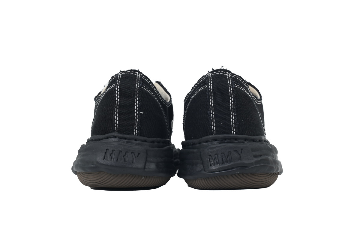 Maison Mihara Yasuhiro Peterson 23 OG Sole Canvas Low Black White Checkered Laces NO.807 A12FW707