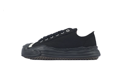 Maison Mihara Yasuhiro Hank OG Sole Canvas Low Black NO.786 A05FW702 01